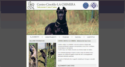 Desktop Screenshot of centrocinofilolachimera.com